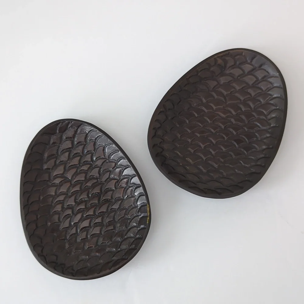 Crate & Barrel Pinecone Metal Votive Holders Set of 2 Product India